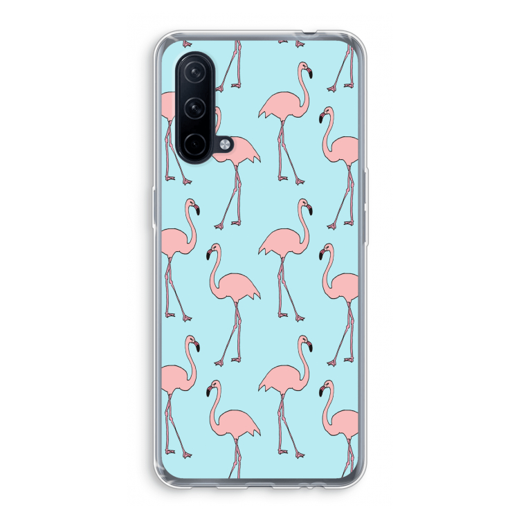 Anything Flamingoes: OnePlus Nord CE 5G Transparant Hoesje