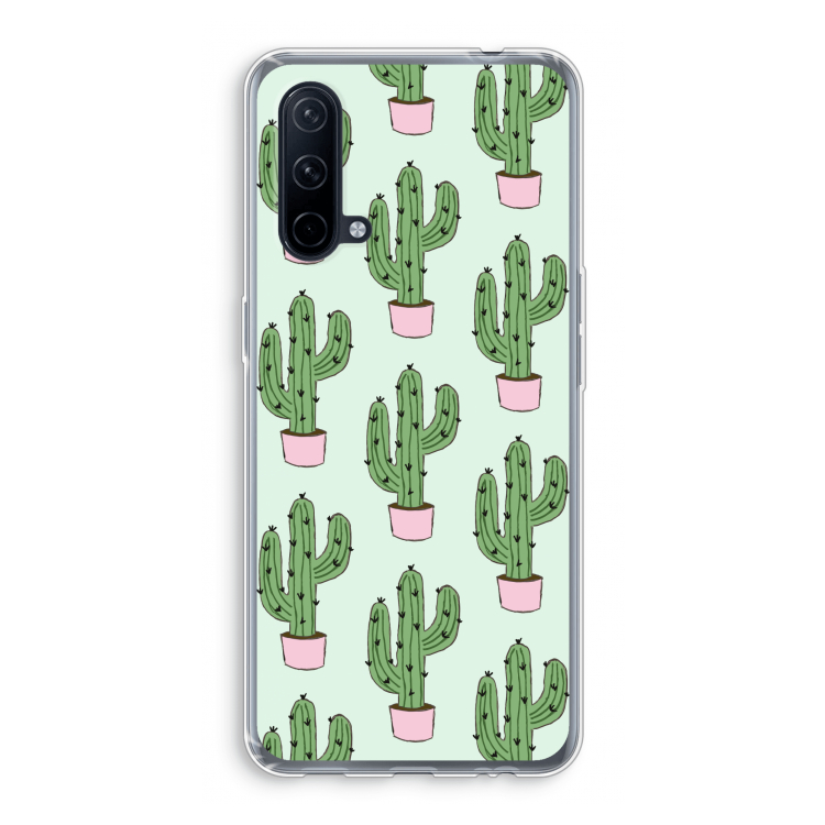 Cactus Lover: OnePlus Nord CE 5G Transparant Hoesje