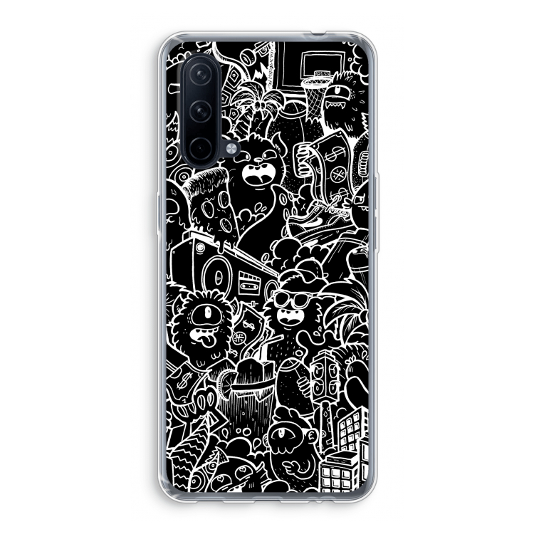 Vexx Black City : OnePlus Nord CE 5G Transparant Hoesje