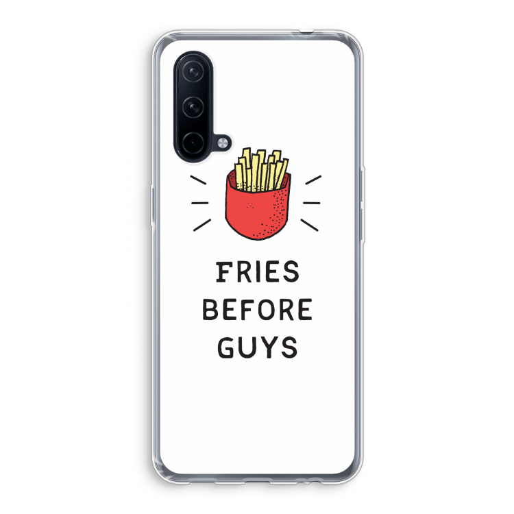 Fries before guys: OnePlus Nord CE 5G Transparant Hoesje