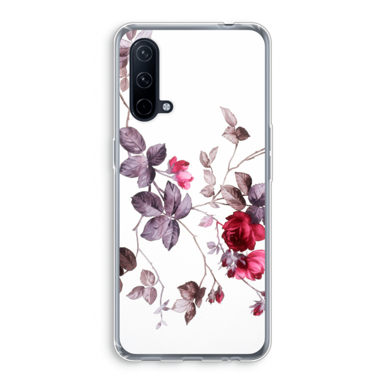 Mooie bloemen: OnePlus Nord CE 5G Transparant Hoesje