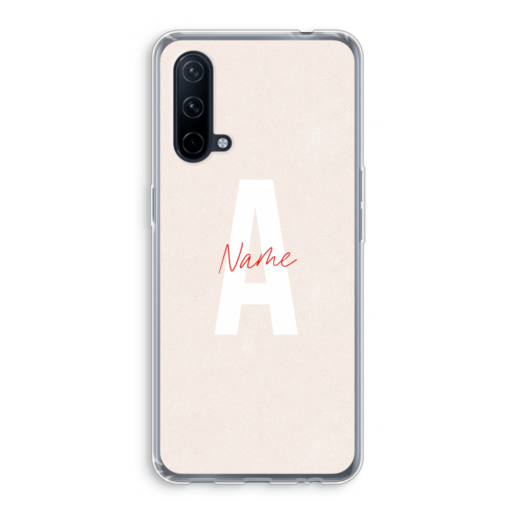 Strawberry Milkshake: OnePlus Nord CE 5G Transparant Hoesje