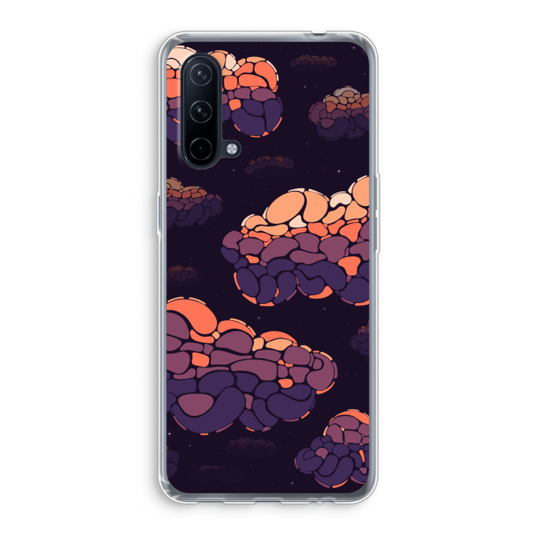 Patroon Wolken: OnePlus Nord CE 5G Transparant Hoesje