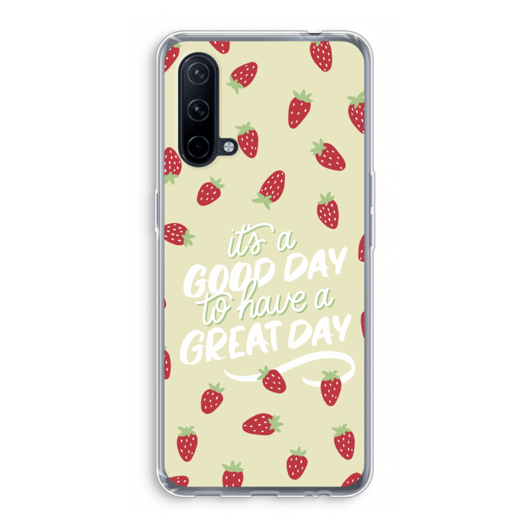 Don't forget to have a great day: OnePlus Nord CE 5G Transparant Hoesje