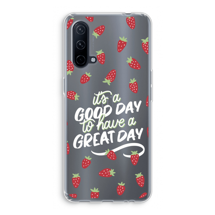 Don't forget to have a great day: OnePlus Nord CE 5G Transparant Hoesje