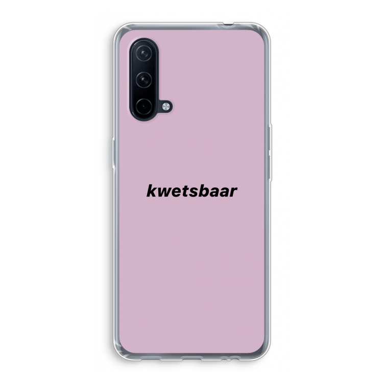 kwetsbaar: OnePlus Nord CE 5G Transparant Hoesje