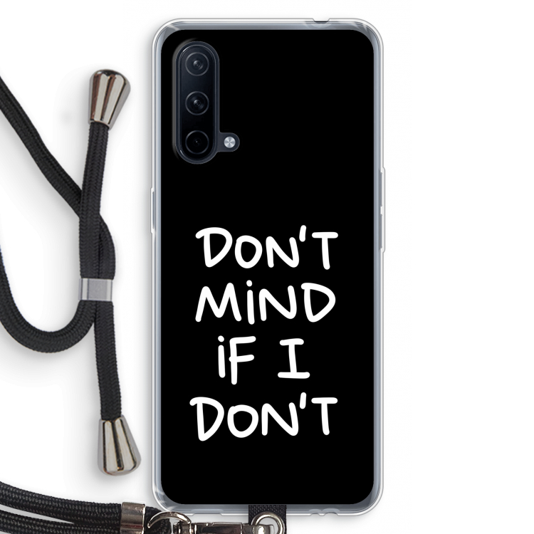 Don't Mind: OnePlus Nord CE 5G Transparant Hoesje met koord