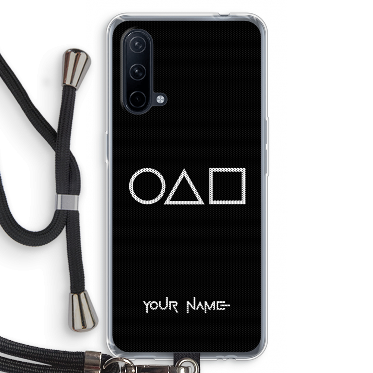 Squid Game: OnePlus Nord CE 5G Transparant Hoesje met koord