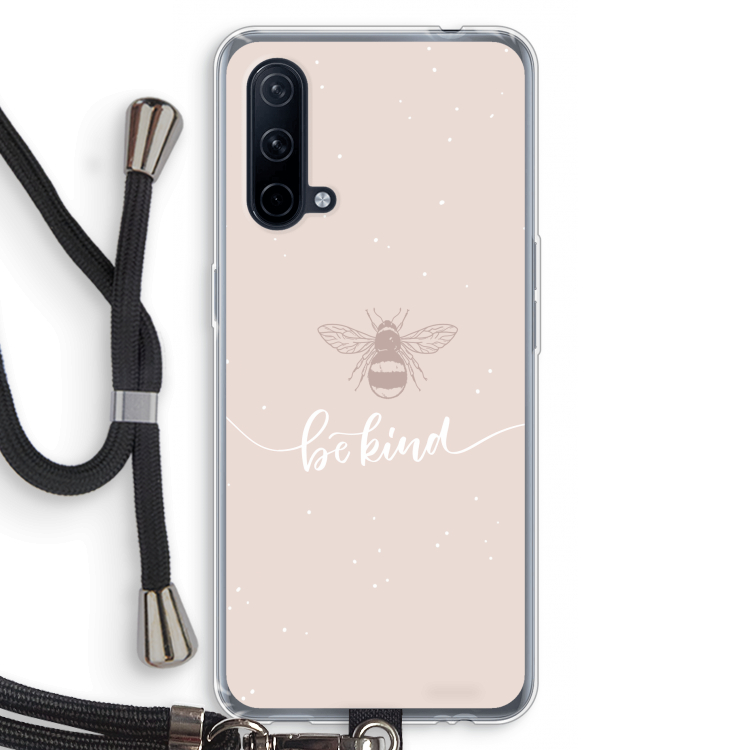 Be(e) kind: OnePlus Nord CE 5G Transparant Hoesje met koord