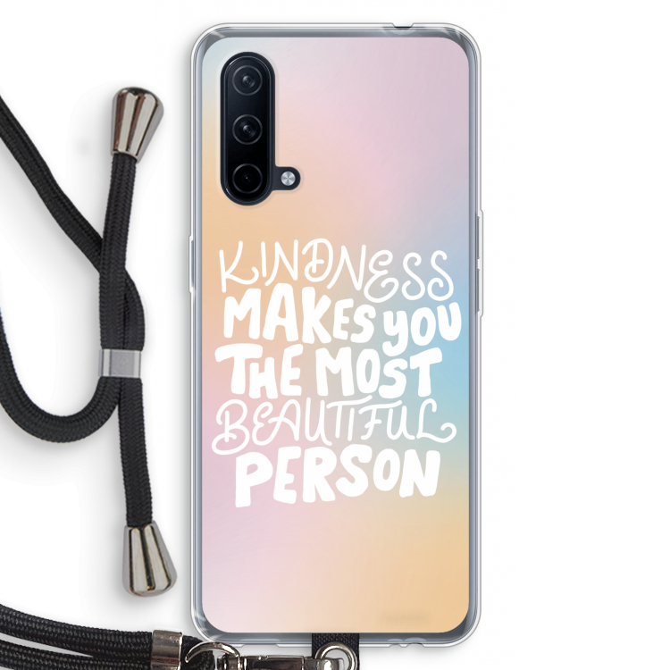 The prettiest: OnePlus Nord CE 5G Transparant Hoesje met koord