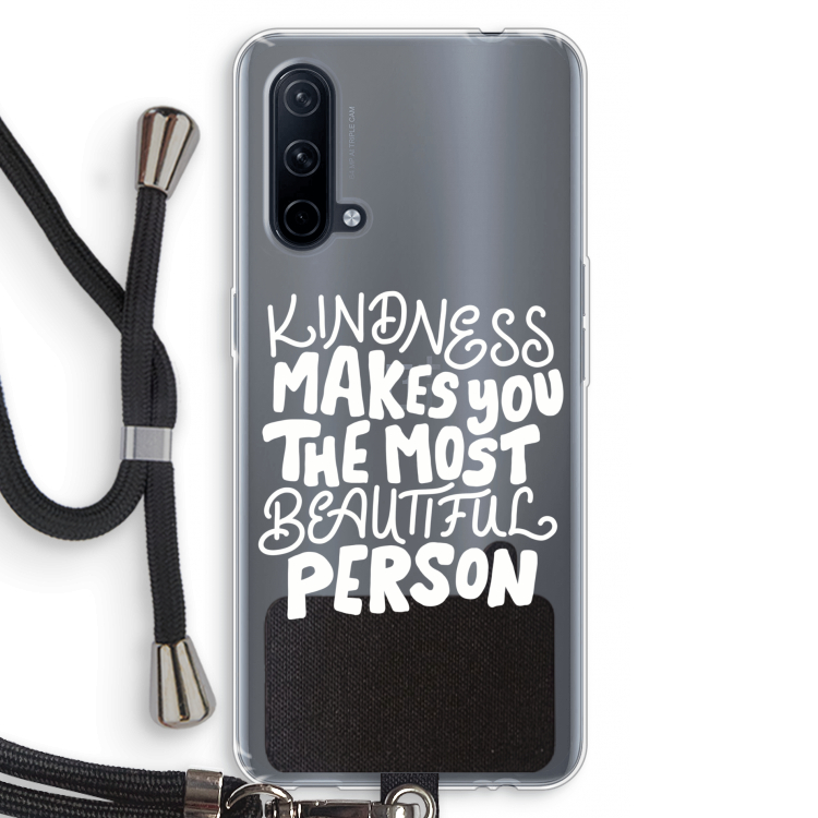 The prettiest: OnePlus Nord CE 5G Transparant Hoesje met koord