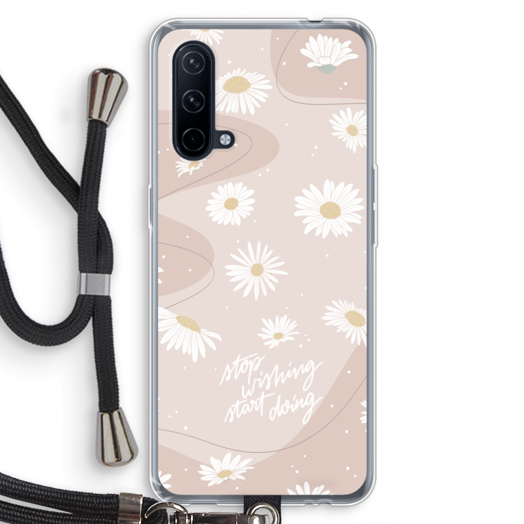 Daydreaming becomes reality: OnePlus Nord CE 5G Transparant Hoesje met koord