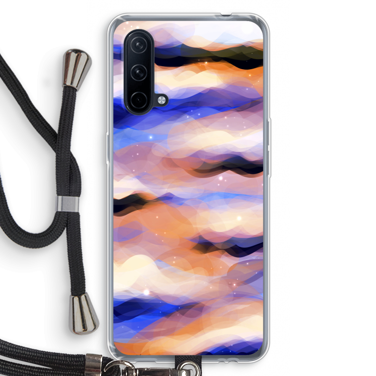 Donkere Wolken: OnePlus Nord CE 5G Transparant Hoesje met koord