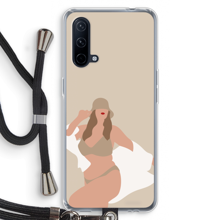 One of a kind: OnePlus Nord CE 5G Transparant Hoesje met koord