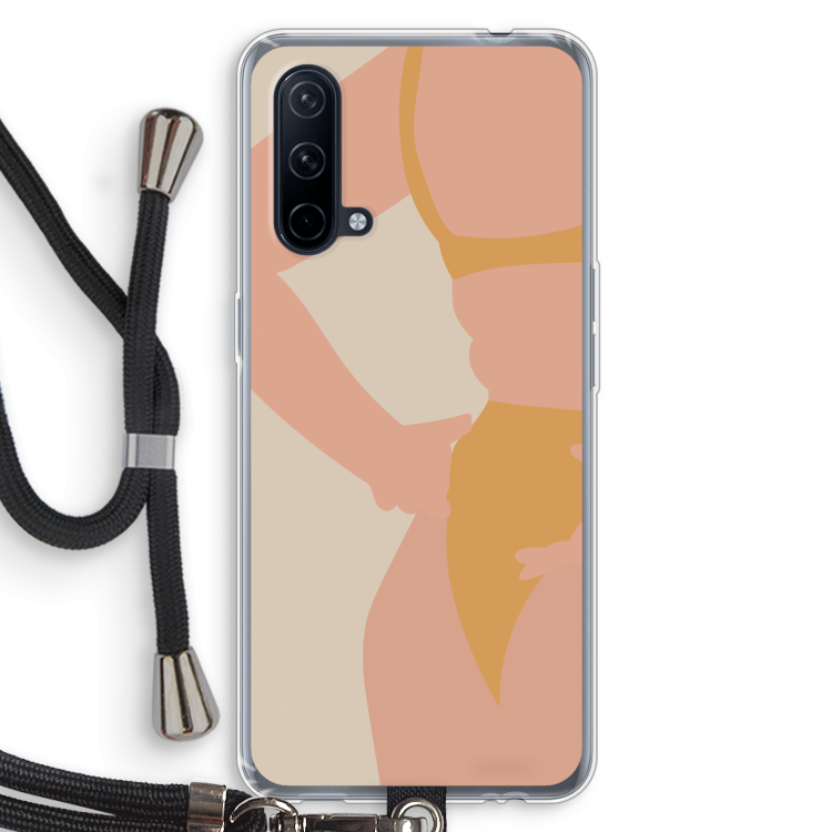 Bikini body: OnePlus Nord CE 5G Transparant Hoesje met koord