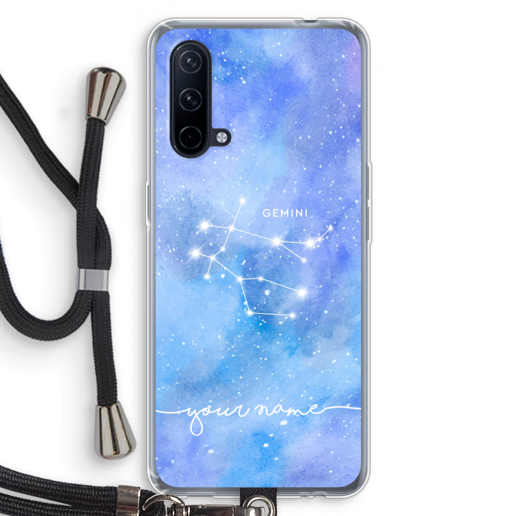 Sterrenbeeld - Licht: OnePlus Nord CE 5G Transparant Hoesje met koord