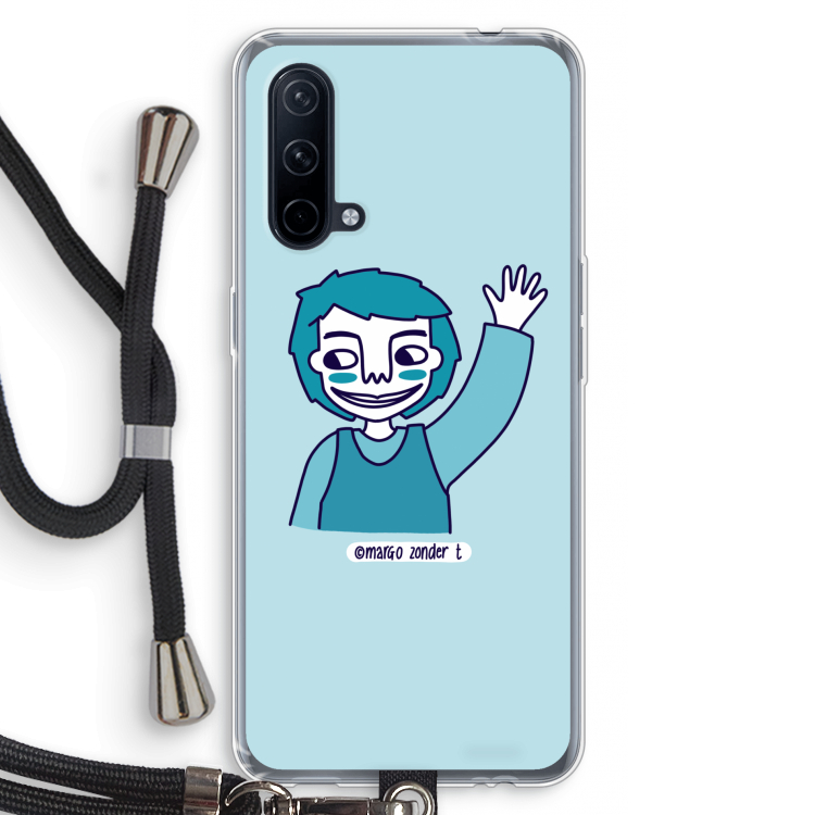 Zwaai: OnePlus Nord CE 5G Transparant Hoesje met koord
