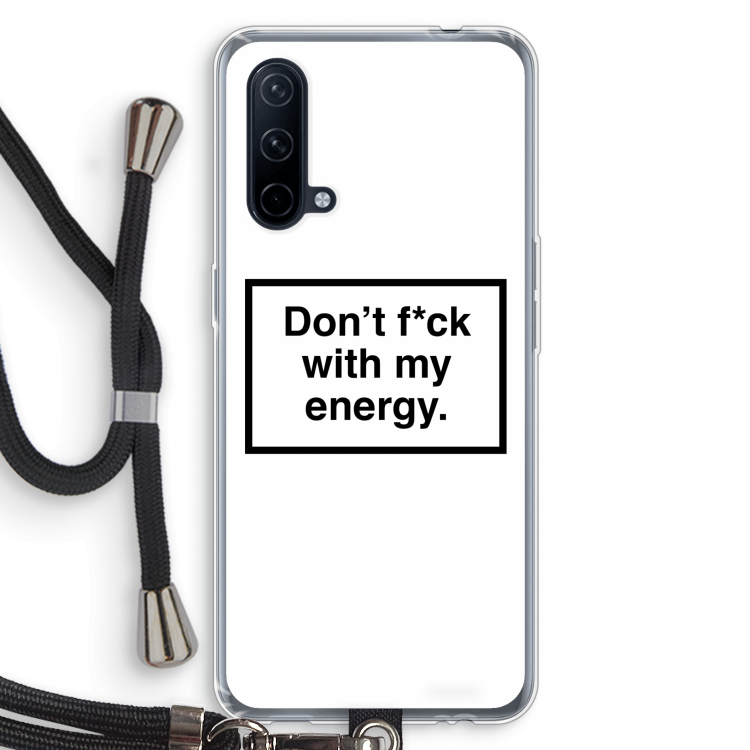 My energy: OnePlus Nord CE 5G Transparant Hoesje met koord