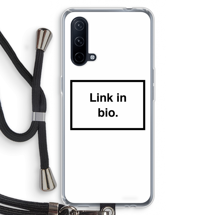 Link in bio: OnePlus Nord CE 5G Transparant Hoesje met koord