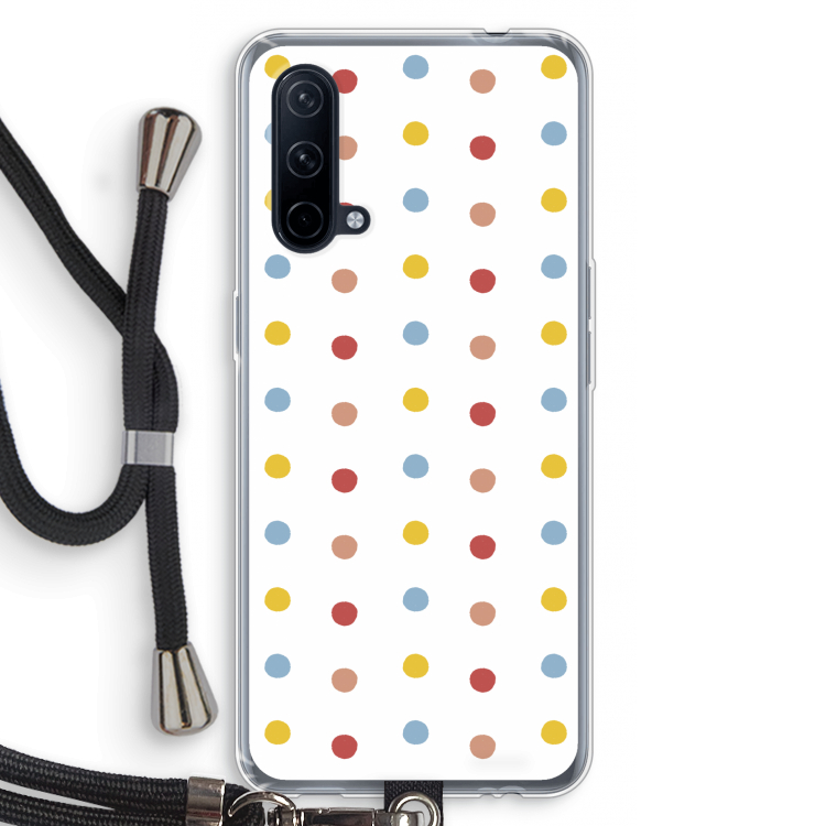 Bollen: OnePlus Nord CE 5G Transparant Hoesje met koord