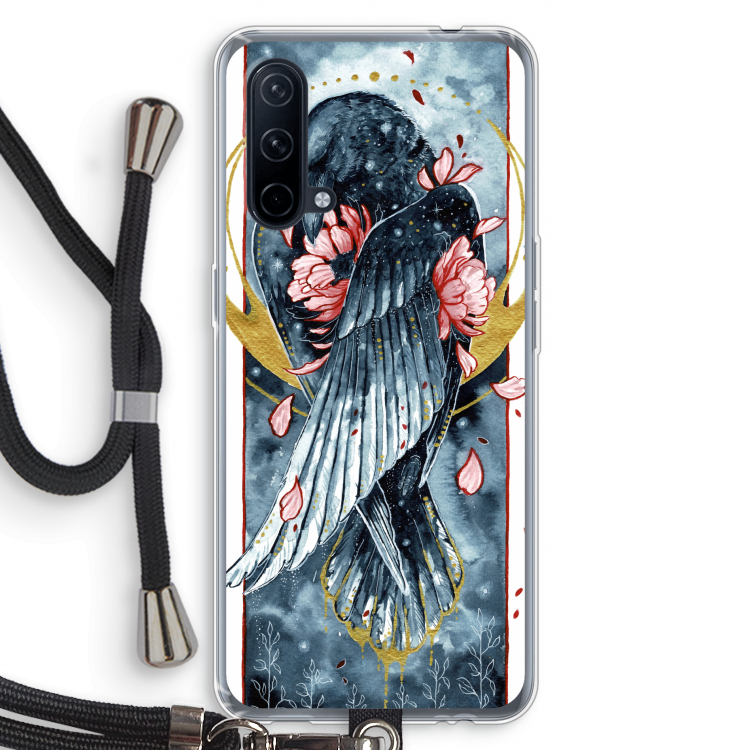 Golden Raven: OnePlus Nord CE 5G Transparant Hoesje met koord