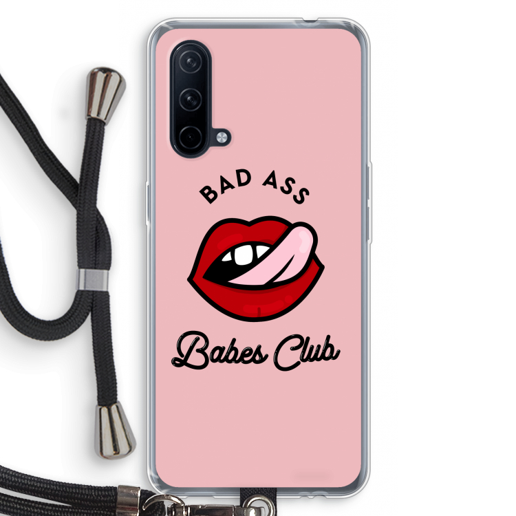 Badass Babes Club: OnePlus Nord CE 5G Transparant Hoesje met koord