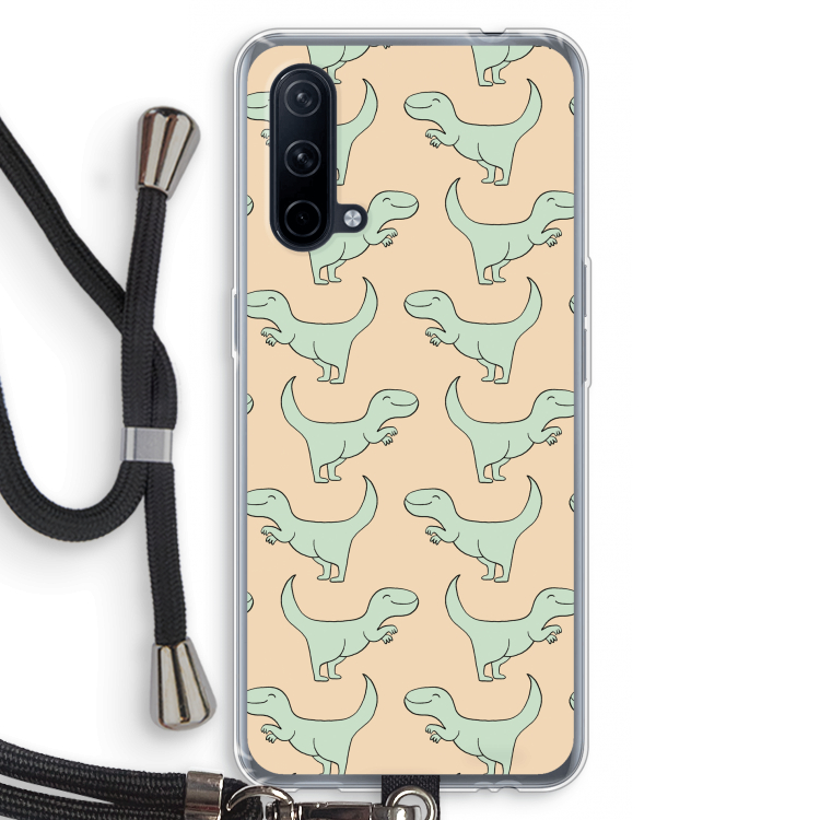 Dinos: OnePlus Nord CE 5G Transparant Hoesje met koord