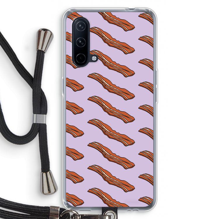 Bacon to my eggs #2: OnePlus Nord CE 5G Transparant Hoesje met koord