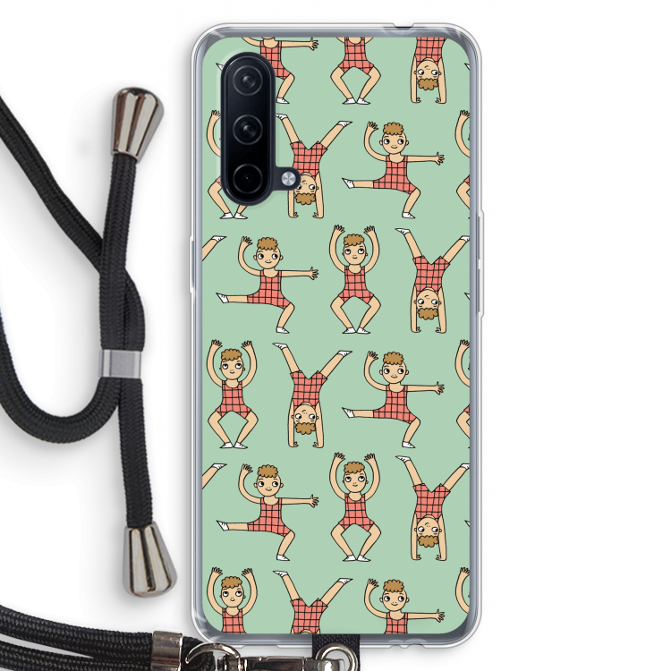 Gymboys: OnePlus Nord CE 5G Transparant Hoesje met koord