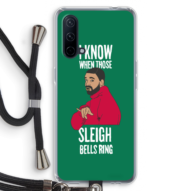 Sleigh Bells Ring: OnePlus Nord CE 5G Transparant Hoesje met koord