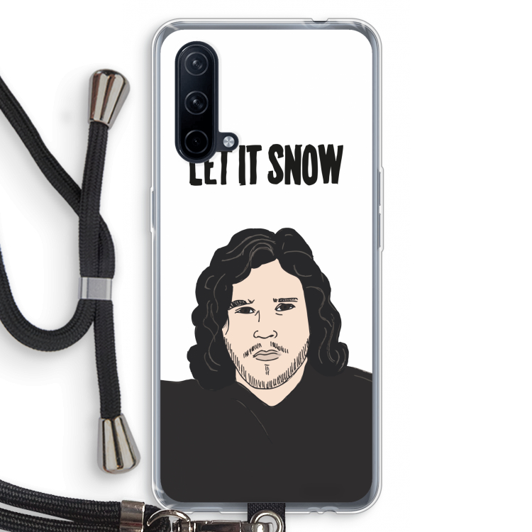 Let It Snow: OnePlus Nord CE 5G Transparant Hoesje met koord