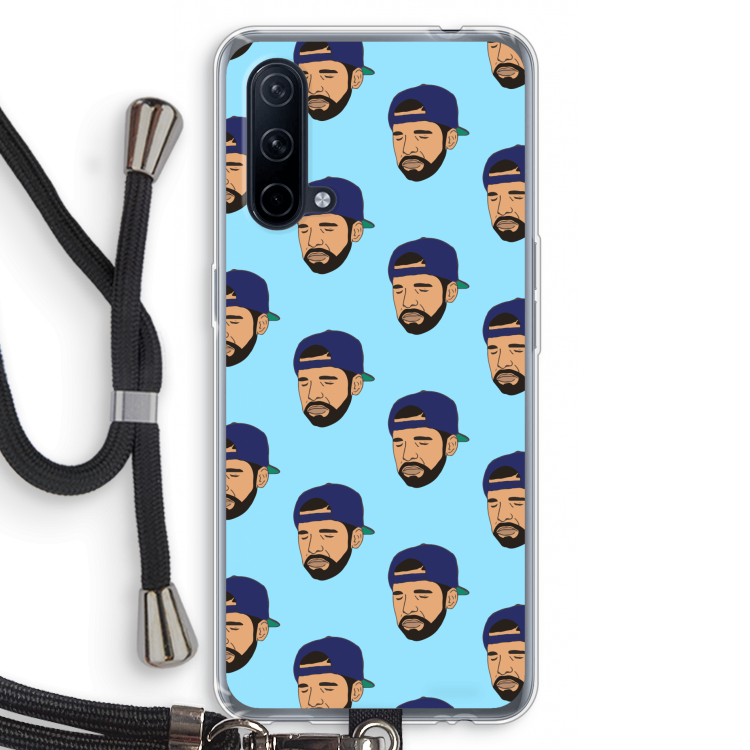 Drake Away: OnePlus Nord CE 5G Transparant Hoesje met koord