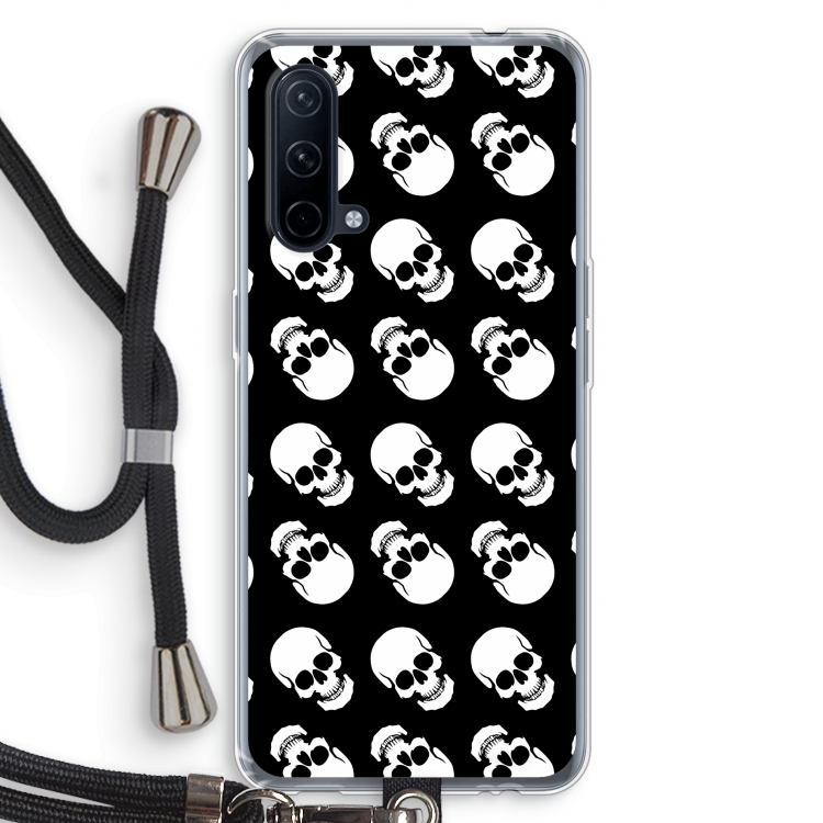 Musketon Skulls: OnePlus Nord CE 5G Transparant Hoesje met koord
