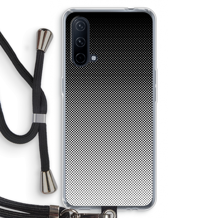 Musketon Halftone: OnePlus Nord CE 5G Transparant Hoesje met koord