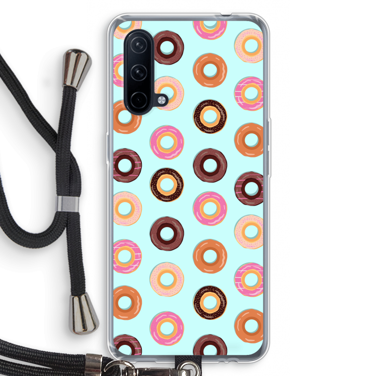 Donuts: OnePlus Nord CE 5G Transparant Hoesje met koord