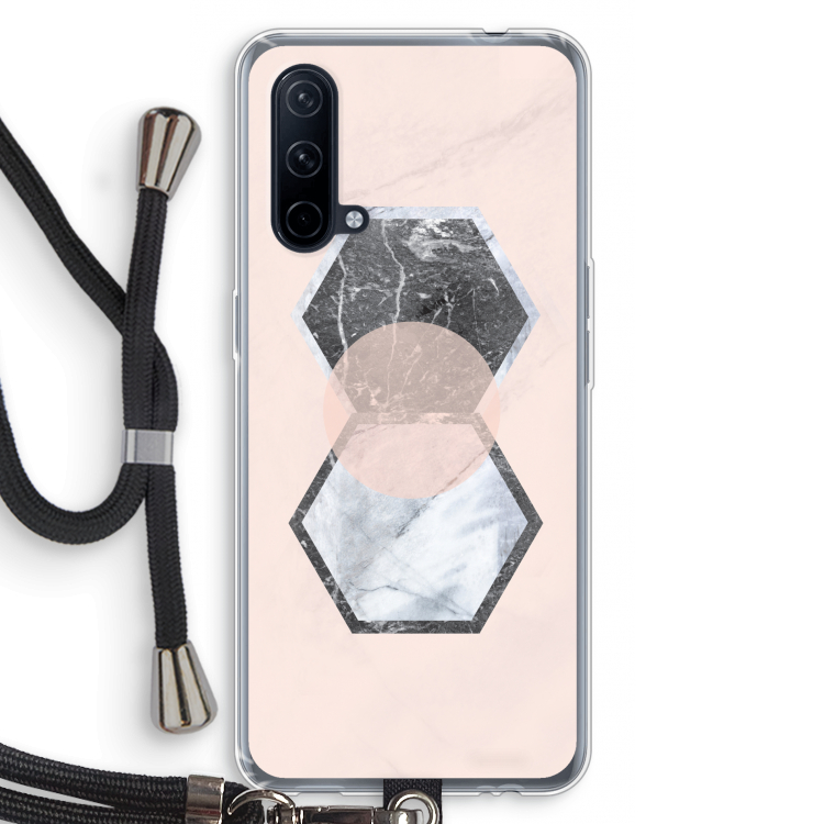 Creatieve toets: OnePlus Nord CE 5G Transparant Hoesje met koord
