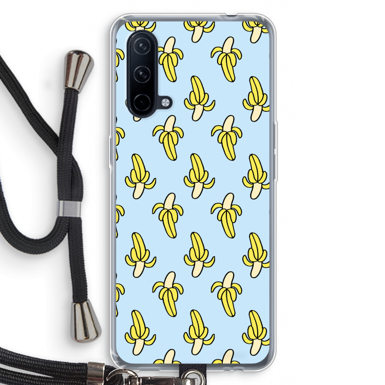 Bananas: OnePlus Nord CE 5G Transparant Hoesje met koord