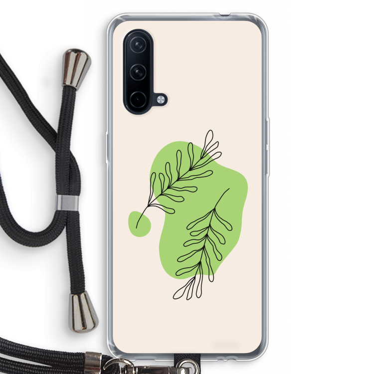 Beleaf in you: OnePlus Nord CE 5G Transparant Hoesje met koord