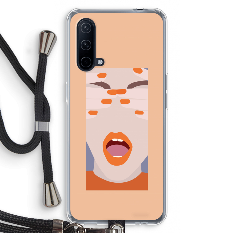 Surprise: OnePlus Nord CE 5G Transparant Hoesje met koord