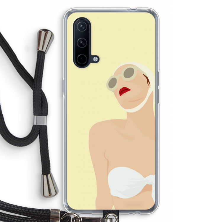 Summer: OnePlus Nord CE 5G Transparant Hoesje met koord