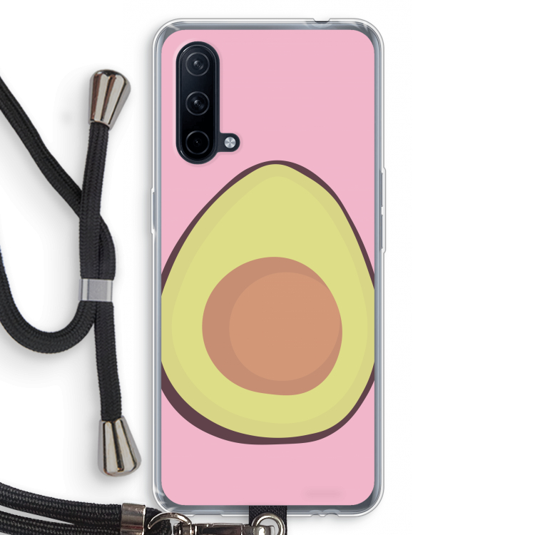 Avocado: OnePlus Nord CE 5G Transparant Hoesje met koord