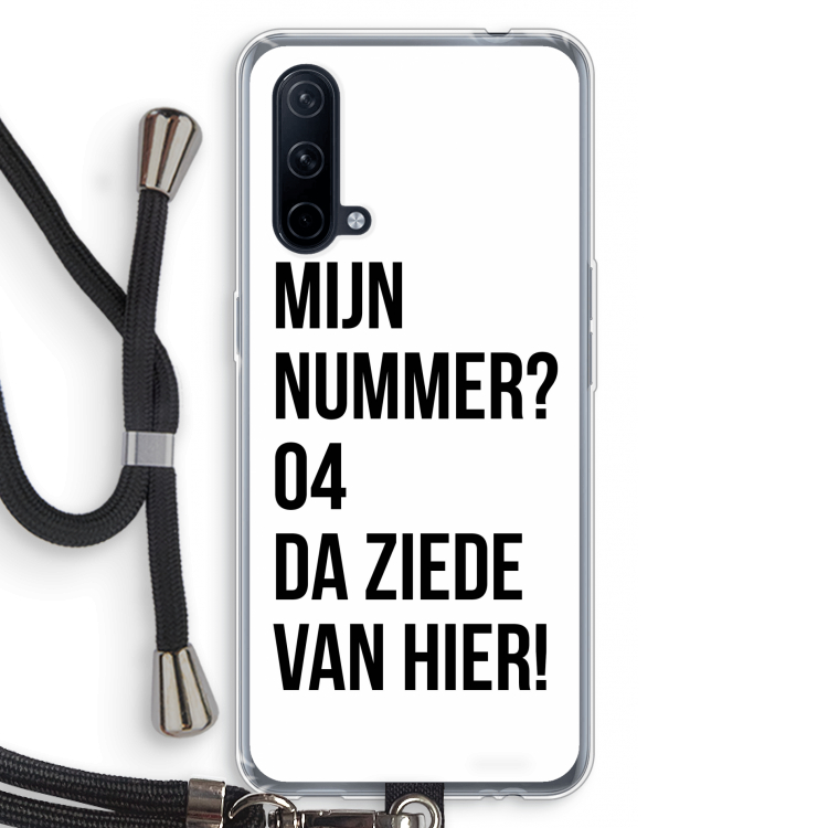 Da ziede van hier: OnePlus Nord CE 5G Transparant Hoesje met koord