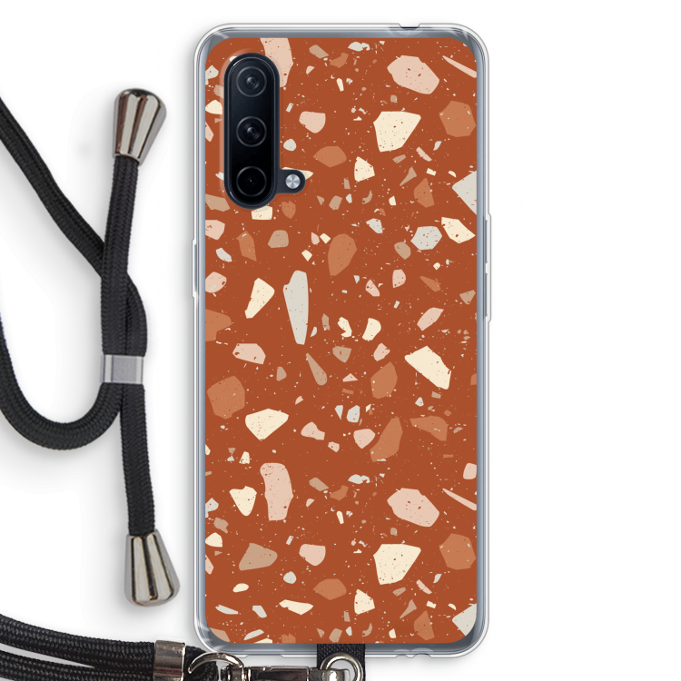 Terrazzo N°22: OnePlus Nord CE 5G Transparant Hoesje met koord