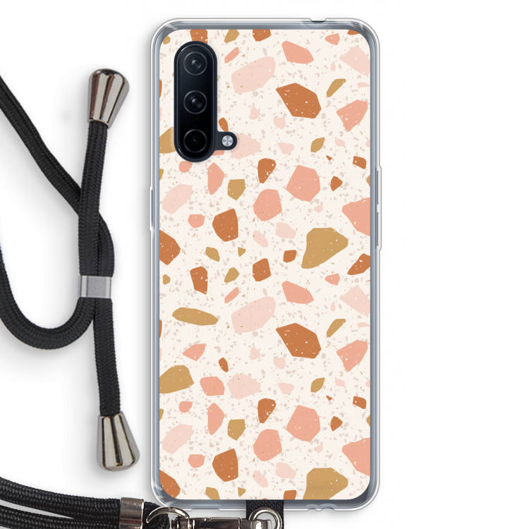 Terrazzo N°18: OnePlus Nord CE 5G Transparant Hoesje met koord