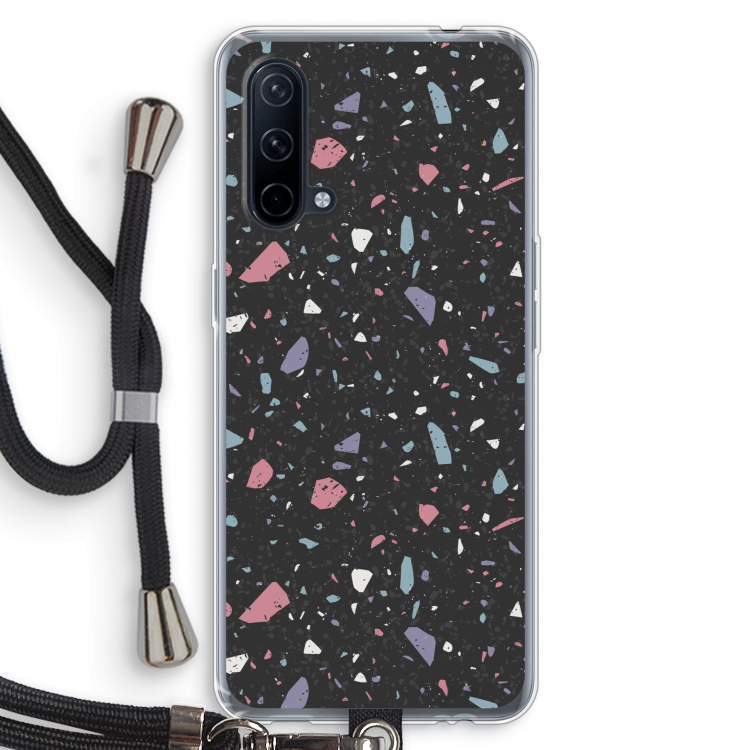 Terrazzo N°16: OnePlus Nord CE 5G Transparant Hoesje met koord