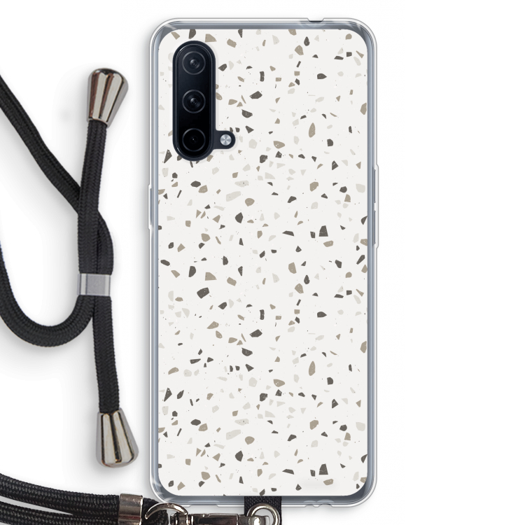 Terrazzo N°14: OnePlus Nord CE 5G Transparant Hoesje met koord