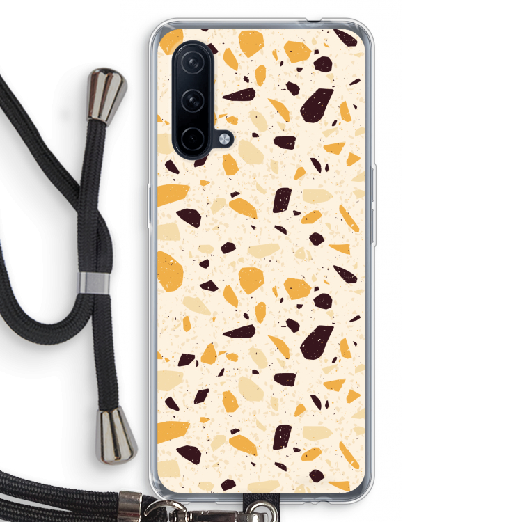 Terrazzo N°13: OnePlus Nord CE 5G Transparant Hoesje met koord