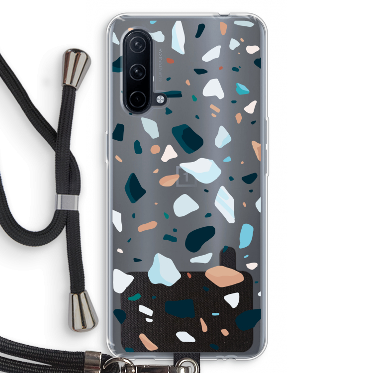 Terrazzo N°13: OnePlus Nord CE 5G Transparant Hoesje met koord