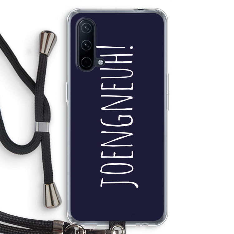 Joengneuh!: OnePlus Nord CE 5G Transparant Hoesje met koord