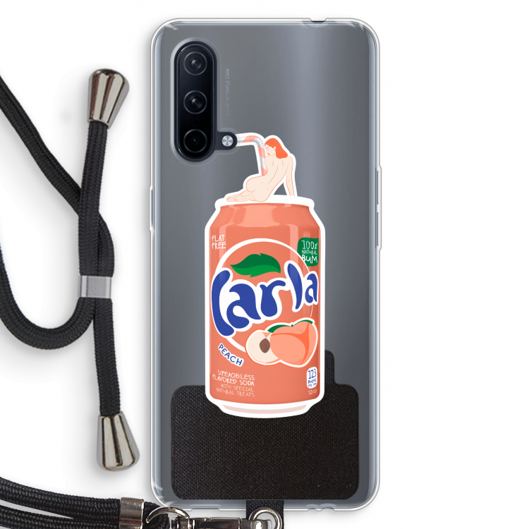 S(peach)less: OnePlus Nord CE 5G Transparant Hoesje met koord